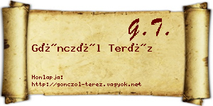 Gönczöl Teréz névjegykártya
